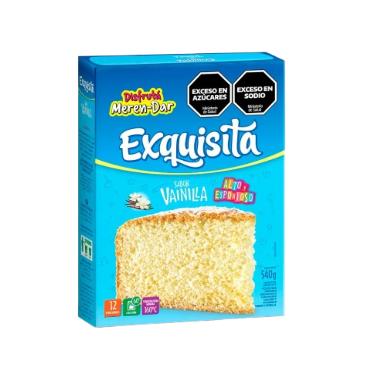 Bizcochuelo Exquisita Vainilla -540 gr