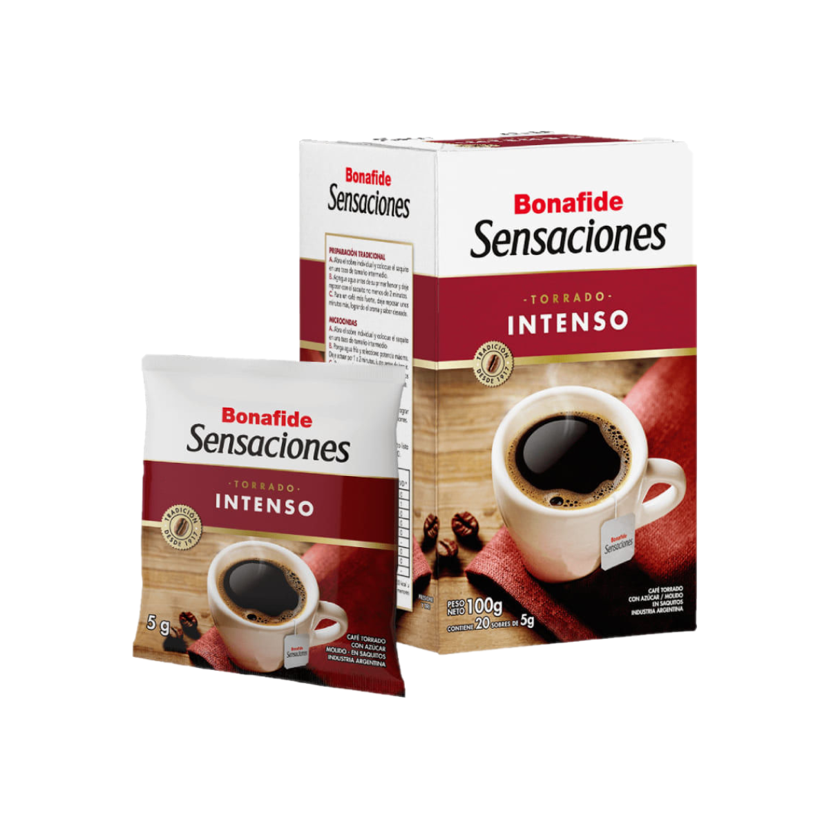 Cafe Molido Sensaciones - Bonafide 18 saquitos