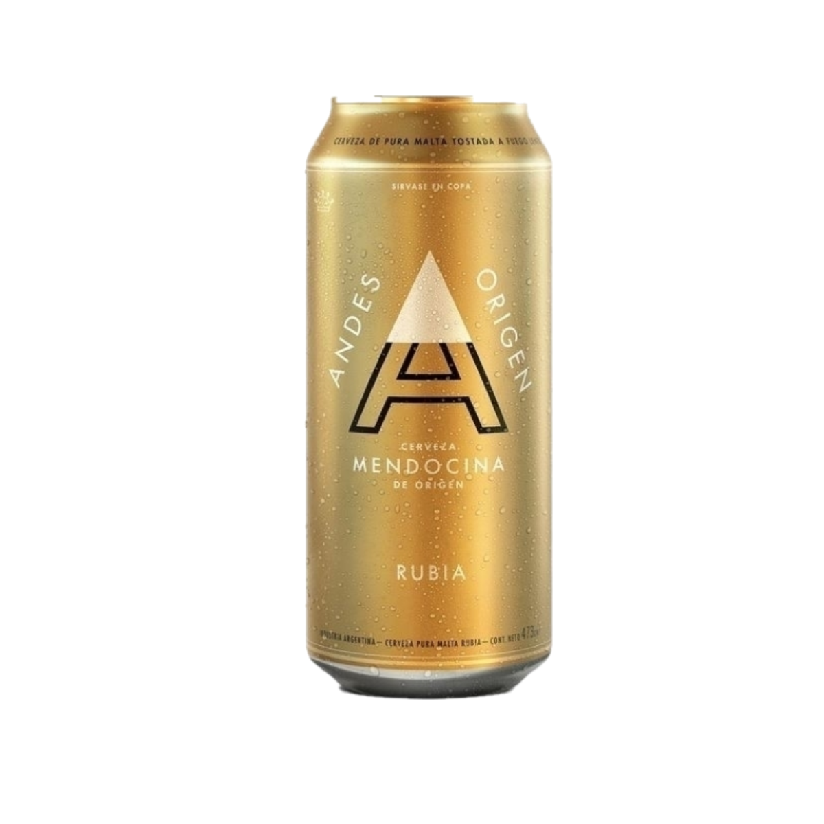 Cerveza Lata Andes Original Rubia -473 cc